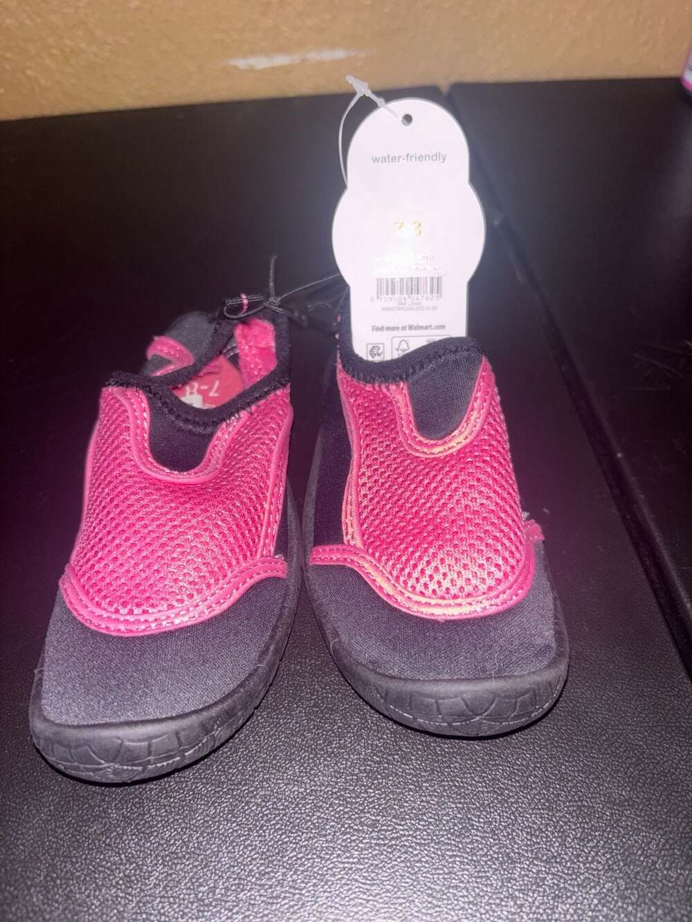 Pink and Black kids water shoes